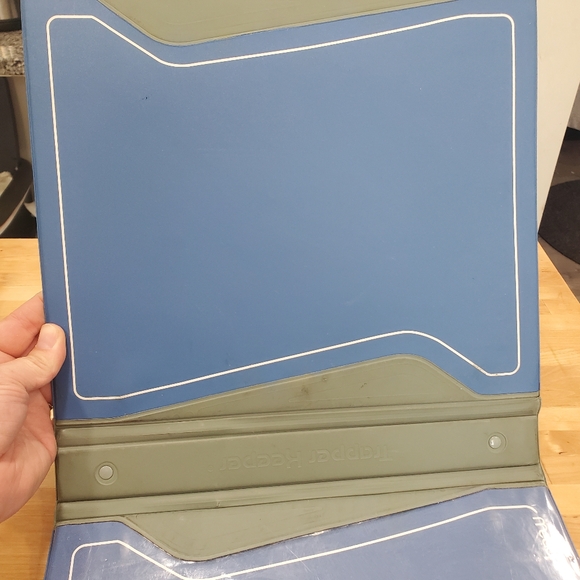 VINTAGE TRAPPER KEEPER BLUE THREE RING BINDER - Picture 4 of 11